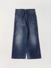 Elisabetta Franchi La Mia Bambina Hose  Kinder Farbe Denim In Denim