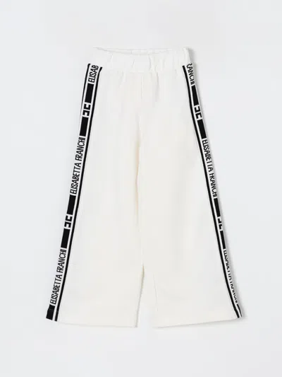 Elisabetta Franchi La Mia Bambina Pants  Kids Color Ivory