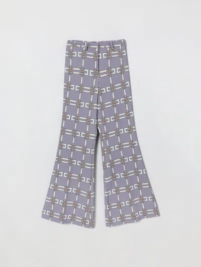 Elisabetta Franchi La Mia Bambina Pants  Kids Color Lilac In Blue