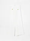 Elisabetta Franchi La Mia Bambina Pants  Kids Color Yellow Cream In White