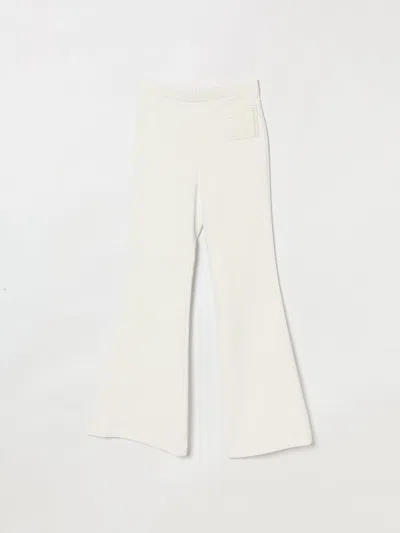 Elisabetta Franchi La Mia Bambina Pants Kids  In White