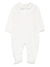 Elisabetta Franchi La Mia Bambina Logo-patch Pajamas In White