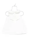 Elisabetta Franchi La Mia Bambina Peter Pan-collar Sleeveless Dress In White