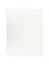 Elisabetta Franchi La Mia Bambina Ribbed Logo Sleep Bag In White