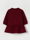 Elisabetta Franchi La Mia Bambina Romper  Kids Color Burgundy In Burgundy
