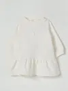 Elisabetta Franchi La Mia Bambina Romper  Kids Color Ivory In White