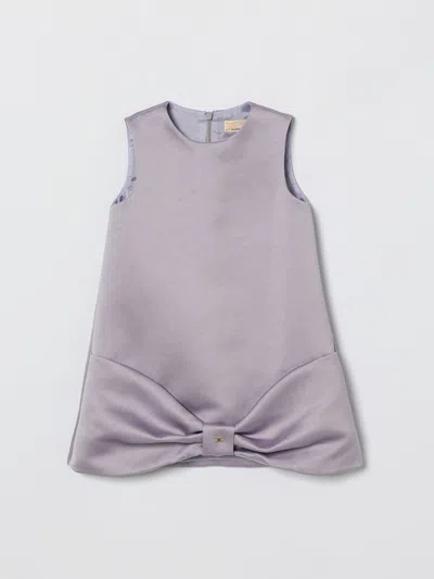 Elisabetta Franchi La Mia Bambina Babies' Romper  Kids Color Lilac In Blue