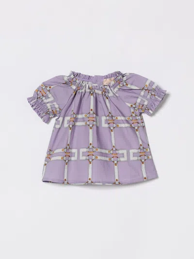 Elisabetta Franchi La Mia Bambina Babies' Romper  Kids Color Wisteria In Purple