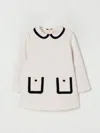 Elisabetta Franchi La Mia Bambina Romper  Kids Color Yellow Cream In White