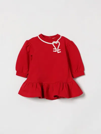 Elisabetta Franchi La Mia Bambina Babies'  Romper Kids Color Red