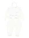 Elisabetta Franchi La Mia Bambina Ruffled-layered Babygrow In White