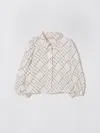 Elisabetta Franchi La Mia Bambina Shirt  Kids Color Black In Neutral