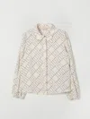 Elisabetta Franchi La Mia Bambina Shirt  Kids Color Milk In White