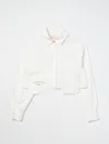 Elisabetta Franchi La Mia Bambina Shirt  Kids Color White In White