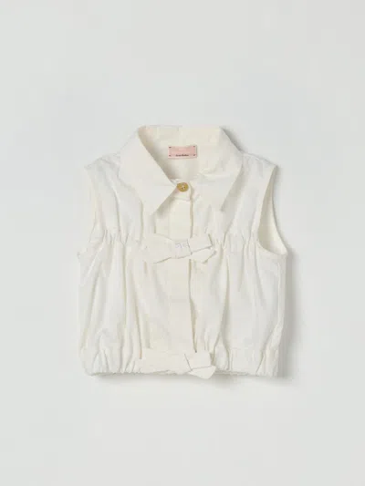 Elisabetta Franchi La Mia Bambina Shirt  Kids Color Yellow Cream