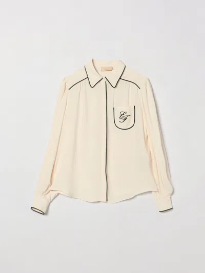 Elisabetta Franchi La Mia Bambina Shirt Kids Color White In Neutral