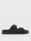 Elisabetta Franchi La Mia Bambina Logo-rhinestone Sandals In Black
