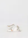 Elisabetta Franchi La Mia Bambina Shoes  Kids Color Ivory In Ivory