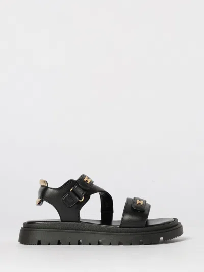 Elisabetta Franchi La Mia Bambina Shoes Kids  In Black