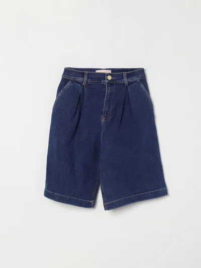 ELISABETTA FRANCHI LA MIA BAMBINA SHORT ELISABETTA FRANCHI LA MIA BAMBINA KIDS COLOR DENIM,G59430028
