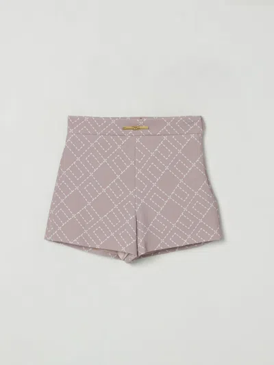 Elisabetta Franchi La Mia Bambina Short  Kids Color Milk In Pink