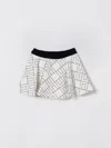 Elisabetta Franchi La Mia Bambina Skirt  Kids Color Black In Multi