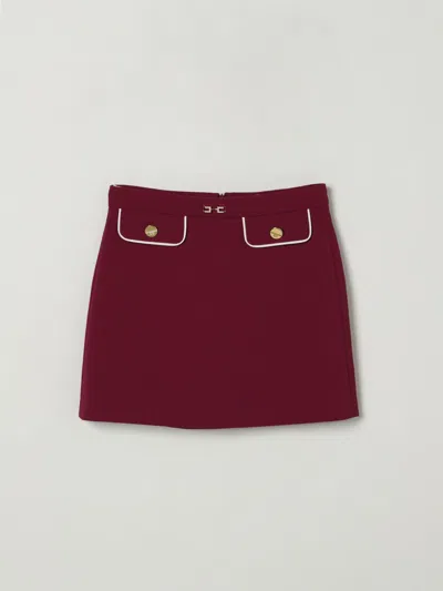Elisabetta Franchi La Mia Bambina Skirt  Kids Color Burgundy
