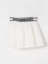 Elisabetta Franchi La Mia Bambina Skirt  Kids Color Ivory In Ivory