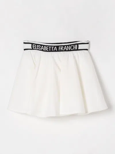Elisabetta Franchi La Mia Bambina Skirt  Kids Color Ivory