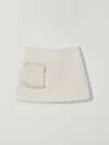 Elisabetta Franchi La Mia Bambina Skirt  Kids Color Ivory In White