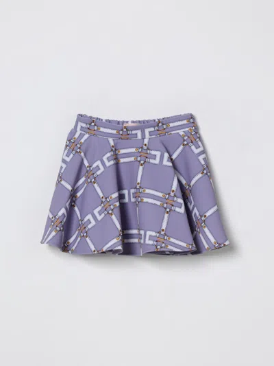 Elisabetta Franchi La Mia Bambina Babies' Skirt  Kids Color Wisteria In Blue