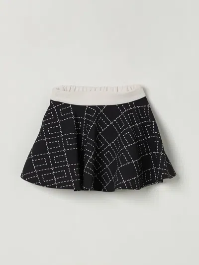 Elisabetta Franchi La Mia Bambina Skirt Kids  In Black