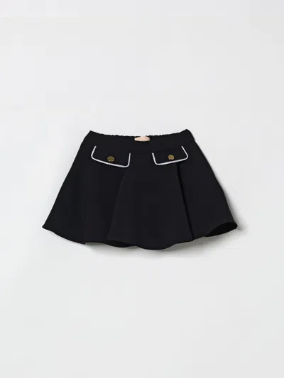 Elisabetta Franchi La Mia Bambina Babies' Skirt Kids  In Black