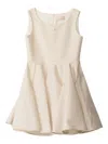 Elisabetta Franchi La Mia Bambina Dress  Kids Color Butter In Neutral