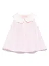 Elisabetta Franchi La Mia Bambina Sleeveless Shorts Set In Pink