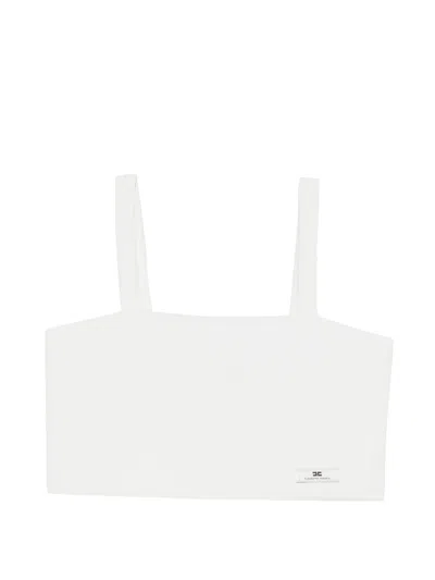 Elisabetta Franchi La Mia Bambina Kids' Sleeveless Top In White