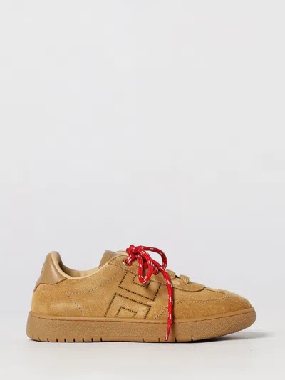 Elisabetta Franchi La Mia Bambina Sneakers Kids Color Beige In Brown