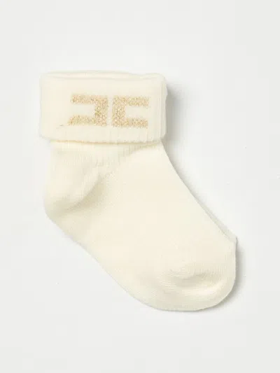 ELISABETTA FRANCHI LA MIA BAMBINA SOCKS BABY ELISABETTA FRANCHI LA MIA BAMBINA KIDS COLOR IVORY,H28502044