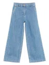 Elisabetta Franchi La Mia Bambina Straight-leg Jeans In Blue
