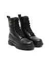 Elisabetta Franchi La Mia Bambina Logo-intarsia Ankle Boots In Black