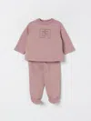 Elisabetta Franchi La Mia Bambina Suit  Kids Color Beige In Pink