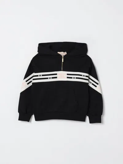 Elisabetta Franchi La Mia Bambina Sweater  Kids Color Black In Animal Print