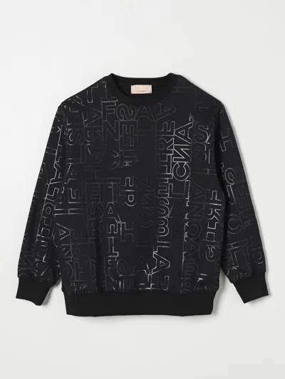 Elisabetta Franchi La Mia Bambina Sweater  Kids Color Black In Schwarz