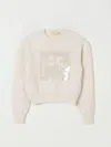 Elisabetta Franchi La Mia Bambina Sweater  Kids Color Butter In Yellow