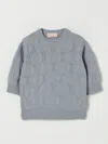 Elisabetta Franchi La Mia Bambina Sweater  Kids Color Grey In Gray