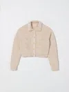 Elisabetta Franchi La Mia Bambina Sweater  Kids Color Honey In Gray