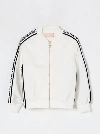ELISABETTA FRANCHI LA MIA BAMBINA SWEATER ELISABETTA FRANCHI LA MIA BAMBINA KIDS COLOR IVORY,G62043044