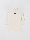 Elisabetta Franchi La Mia Bambina Sweater  Kids Color White In White