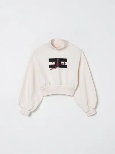 Elisabetta Franchi La Mia Bambina Sweater  Kids Color Ivory In White