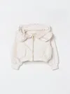 Elisabetta Franchi La Mia Bambina Sweater  Kids Color Milk In Animal Print